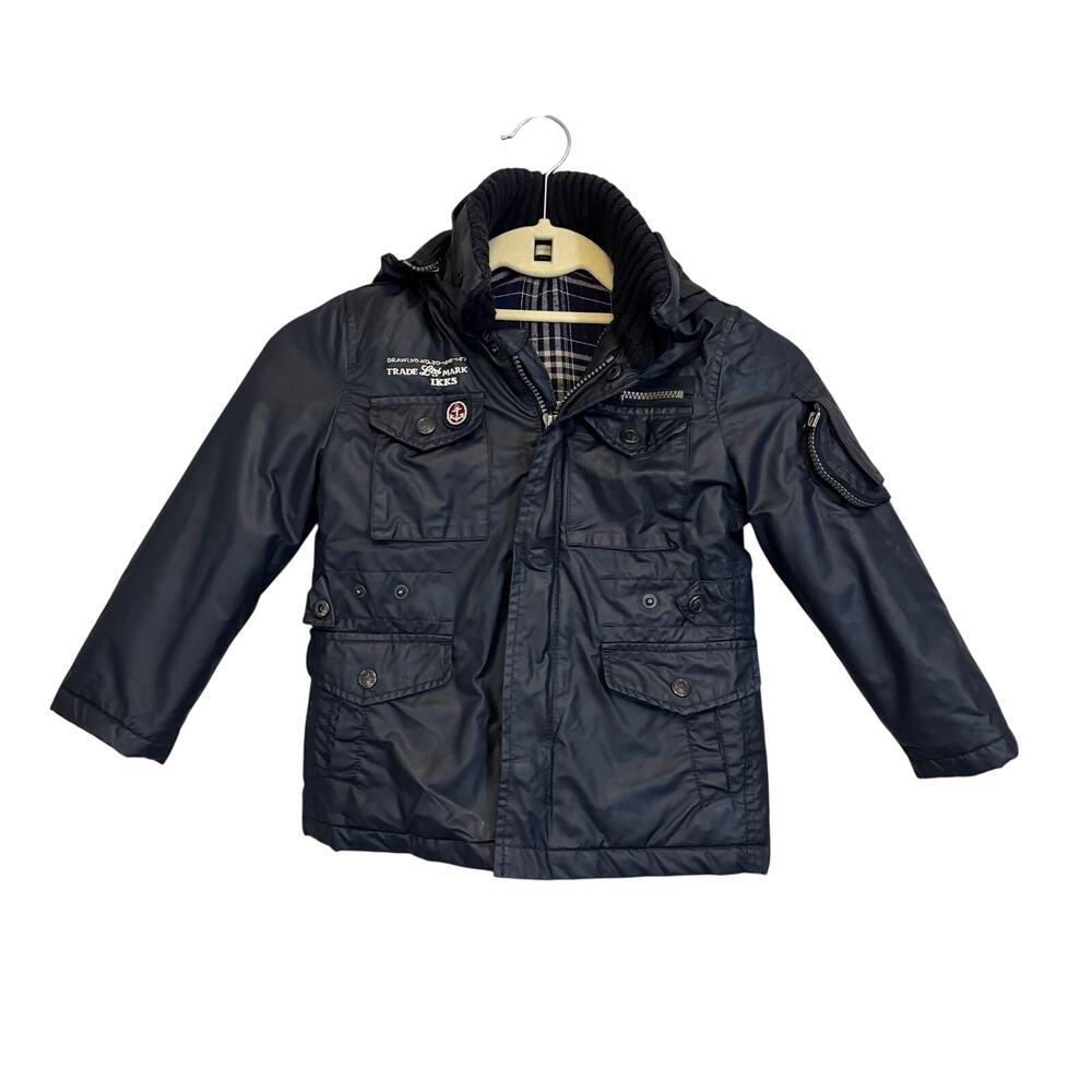 IKKS Hooded Field Jacket Blue 5 Children